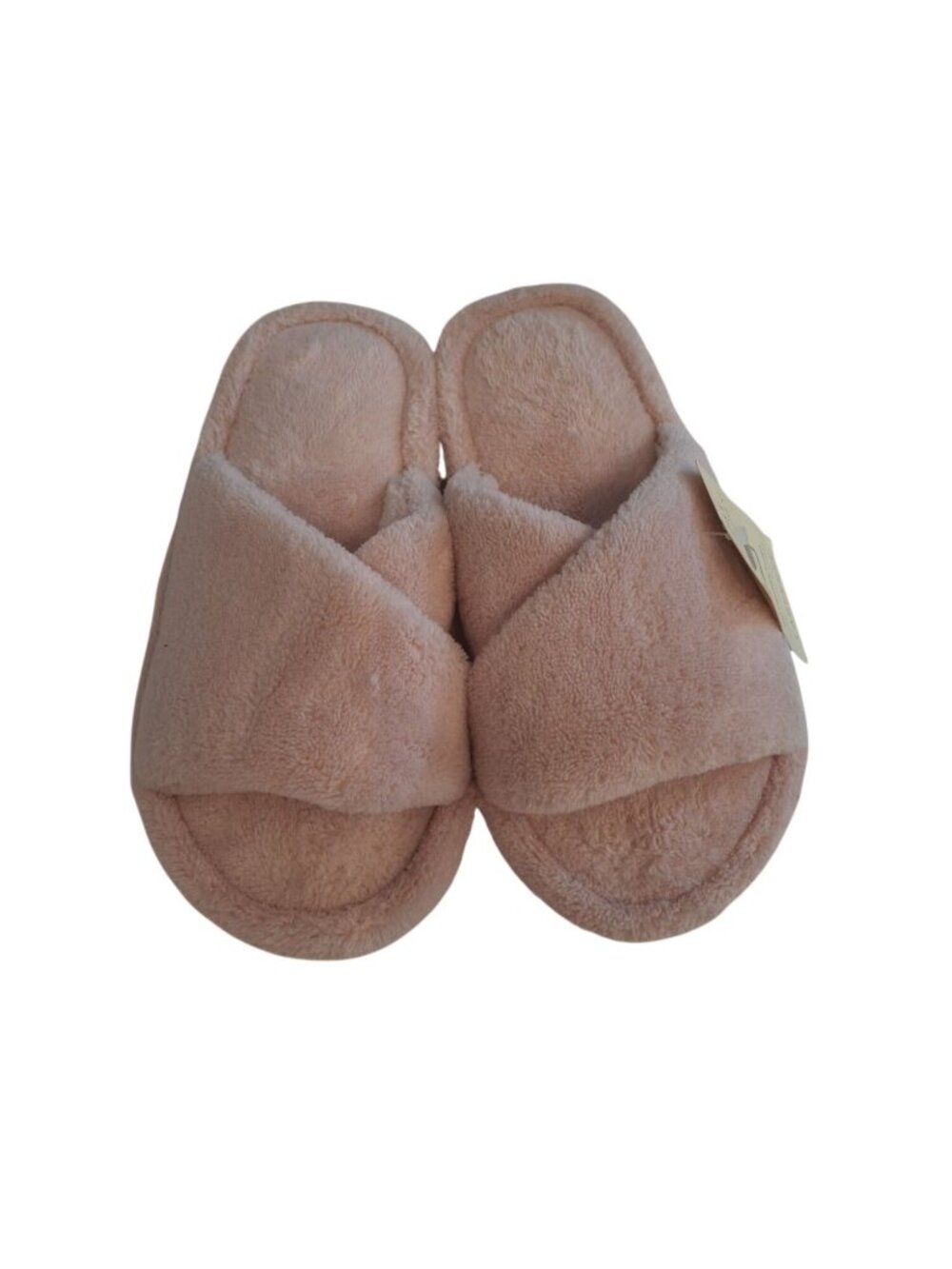 Cabernet Womens Slippers S 5-6 Pink Plush Memory Foam Cozy Spa NWT Comfort